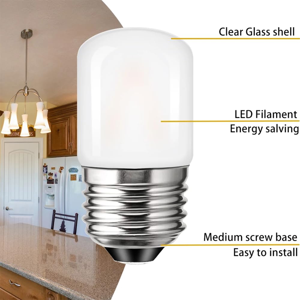 10 Stück T28 E27 220V E26 110V 1W Röhrenförmige LED-Glühbirne Mattierte Dimmbare Glühbirnen Wohnzimmer Pendent Dekoration Nachtlicht,Warm white,110V E26