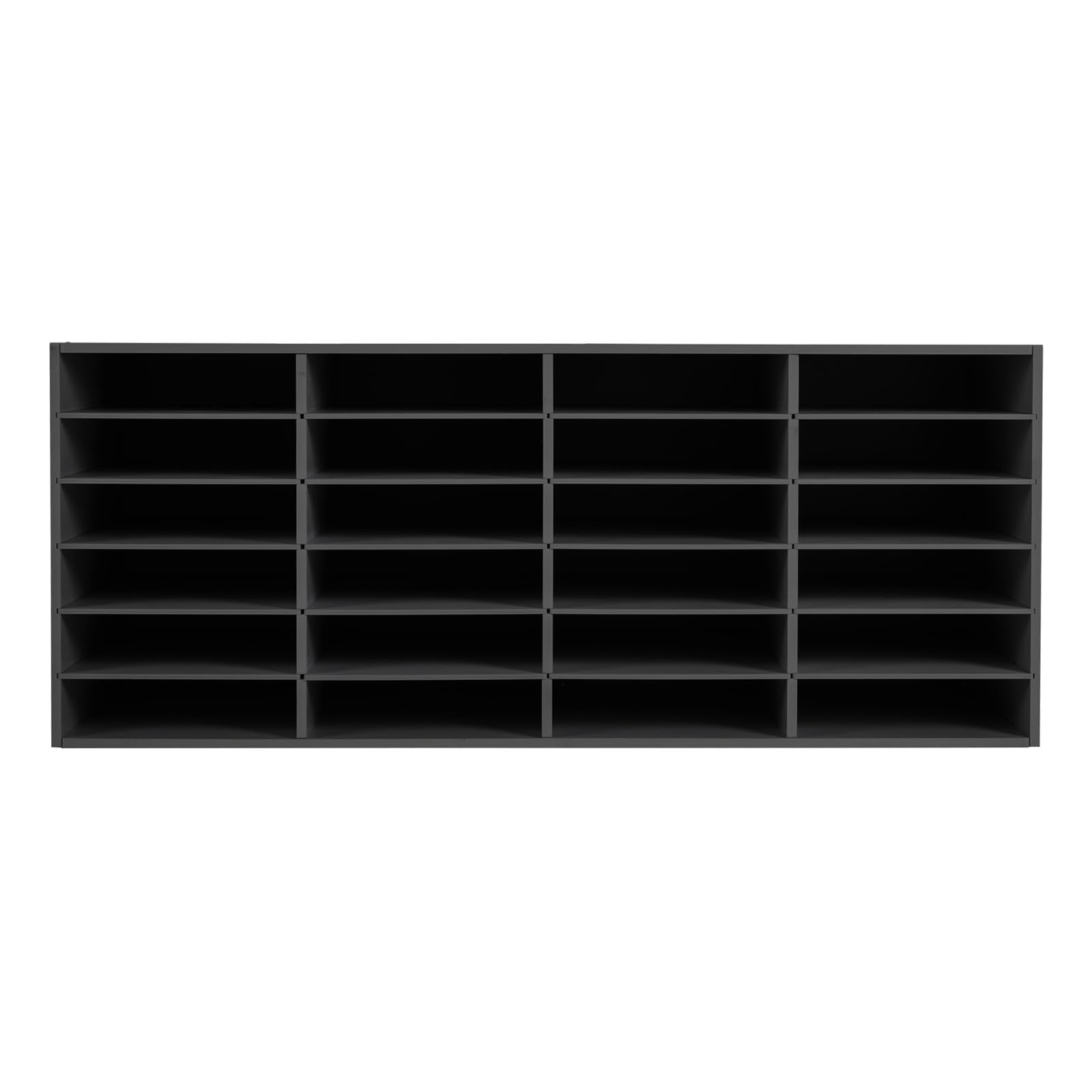 24 scomparti, organizer da scrivania, mensole per ufficio, 100 x 30 x 42 cm