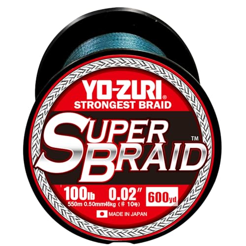 Yo-Zuri Superbraid tresse de 574 m bleu ligne de pêche flottante 45,4 kg