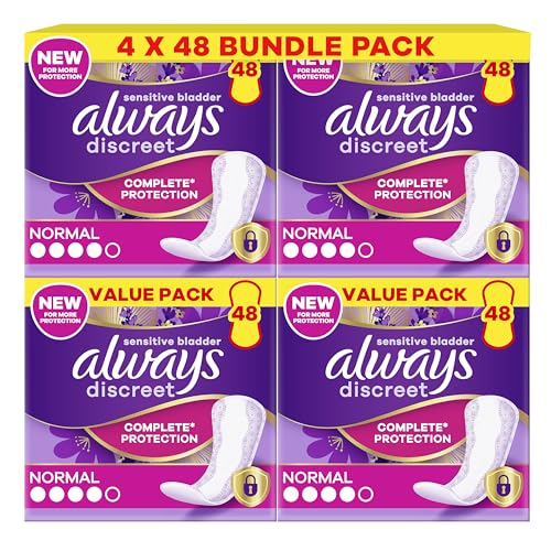 Always Discreet Incontinence Liners for Sensitive Bladder - Pack of 192
