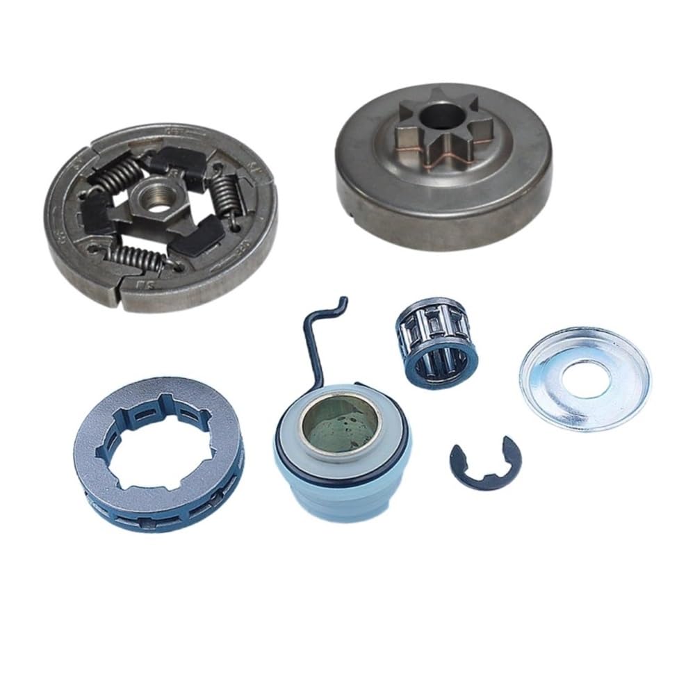 Tambour d'embrayage 3/8" avec pignon amovible pour optimiser la coupe sur tronçonneuse MS340 034