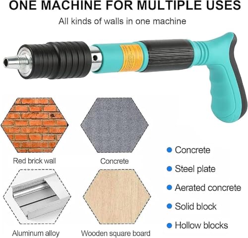 Image of Manual Steel Nail Gun Tool|| Nail Wall Household Woodworking Accessories| Portable Mini Nail Shooting Machine| Nail Shooting Machine||Concrete Nail Gun (NAILGUN)