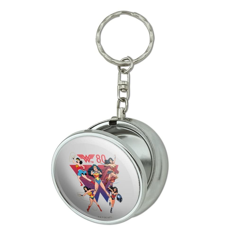 Amazon.com: GRAPHICS & MORE Wonder Woman 80th Through The Ages Portable  Travel Size Pocket Purse Ashtray Keychain with Cigarette Holder : Home &  Kitchen