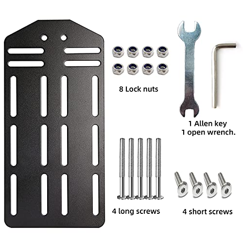 2 PCS King Headboard Attachment Bracket Modification Plate, Frame Adapter Brackets, Headboard Brackets for Metal Bed Frame