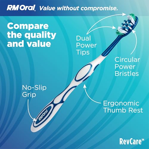Image of RM Oral RevCare Toothbrushes - Soft - 10 Count