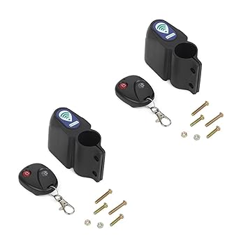 Bicycle Wireless Security Alarm Lock with Remote (Smart Sensor Alarm)(Pack of 2)
