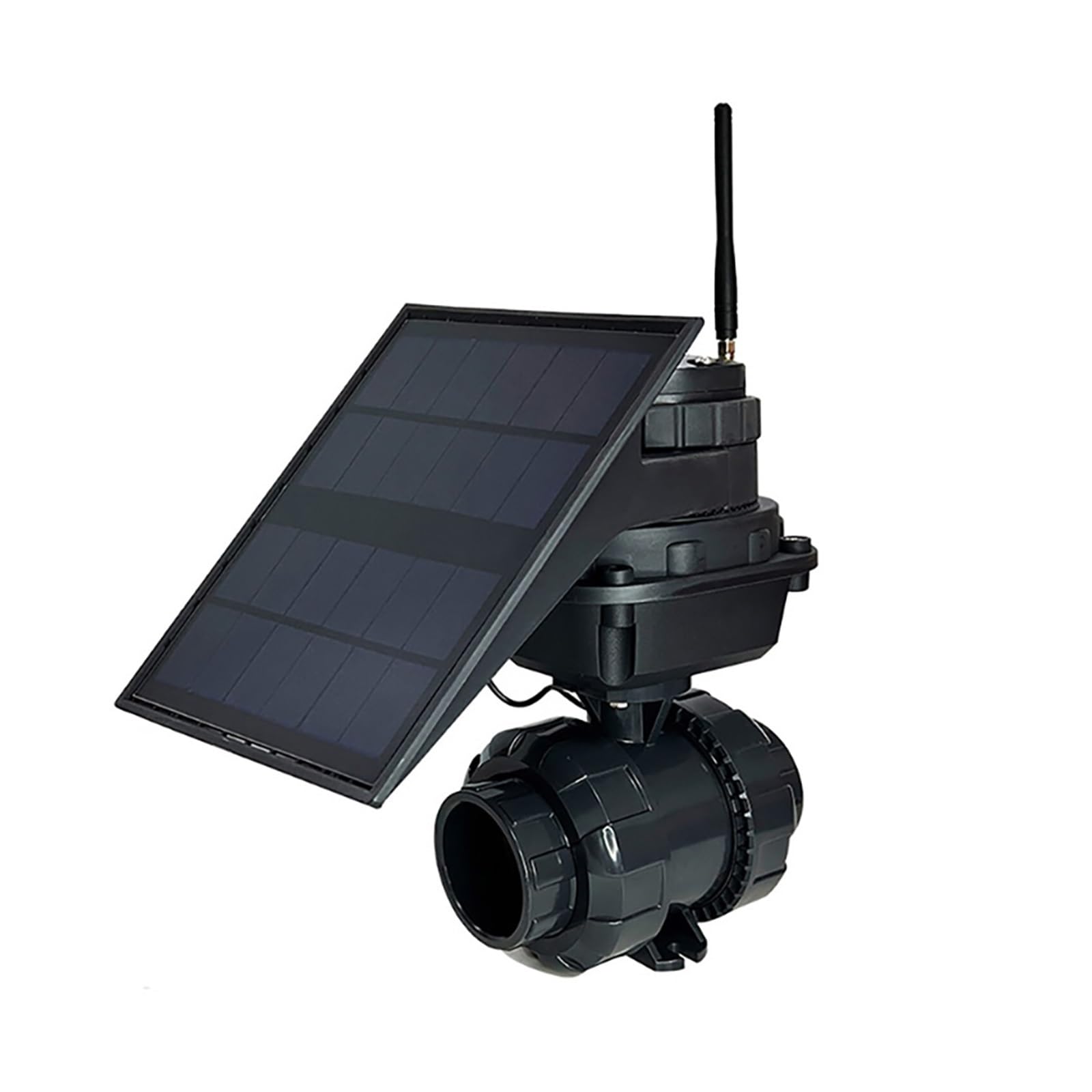 Système d'irrigation solaire intelligent 4G, synchronisation d'arrosage, contrôleur de Valve d'arrosage de jardin agricole, Valve de contrôle d'irrigation goutte à goutte ( Size : DN32 , Color : With