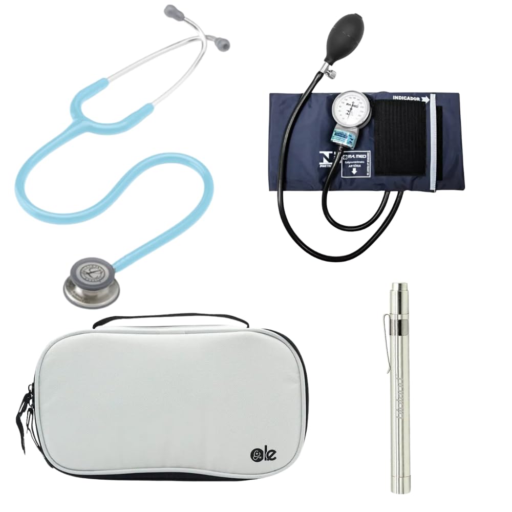 の*。様 送料込み！キースレイノルズ　Lumina Cove 846/850 Kit Estetoscópio Classic III Azul Marinho Cetim com Inox 5912C +