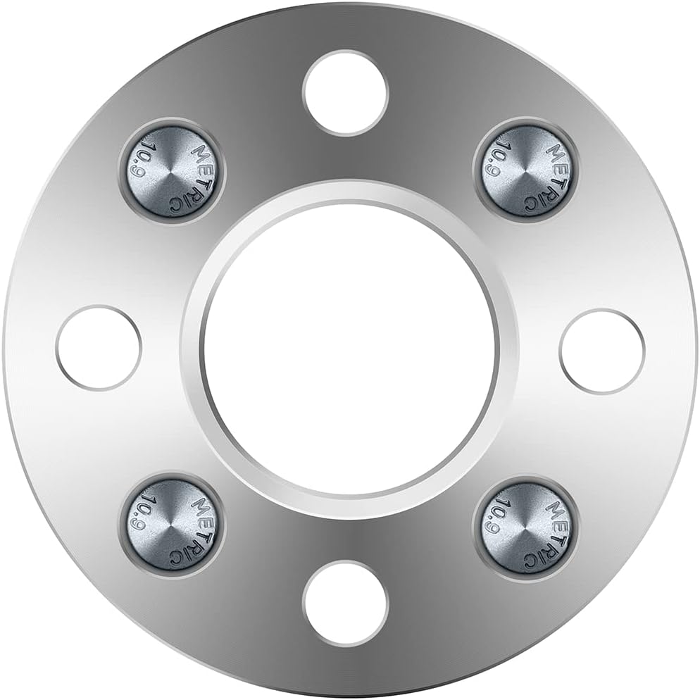 OCPTY 4x100 to 4x100 Wheel Spacers for 323 for Aveo for Celica for Chevette for Civic for Civic del Sol 1 inch 12x1.5 Studs 60.1mm Hub Bore Forged Wheel Spacers 4 lug 2PCS