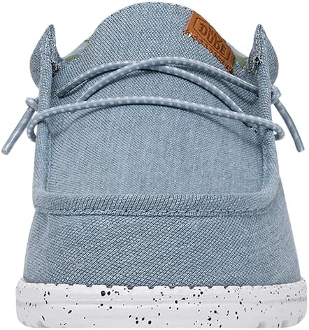 HEYDUDE Men's Wally Washed Canvas, Men’s Shoes, Slip-on Loafers, Comfortable & Light-Weight