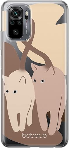 BABACO ERT Group - Carcasa para Xiaomi REDMI Note 1010S, diseño original y oficial, diseño de gatos 002 adaptado de manera óptima a la forma del