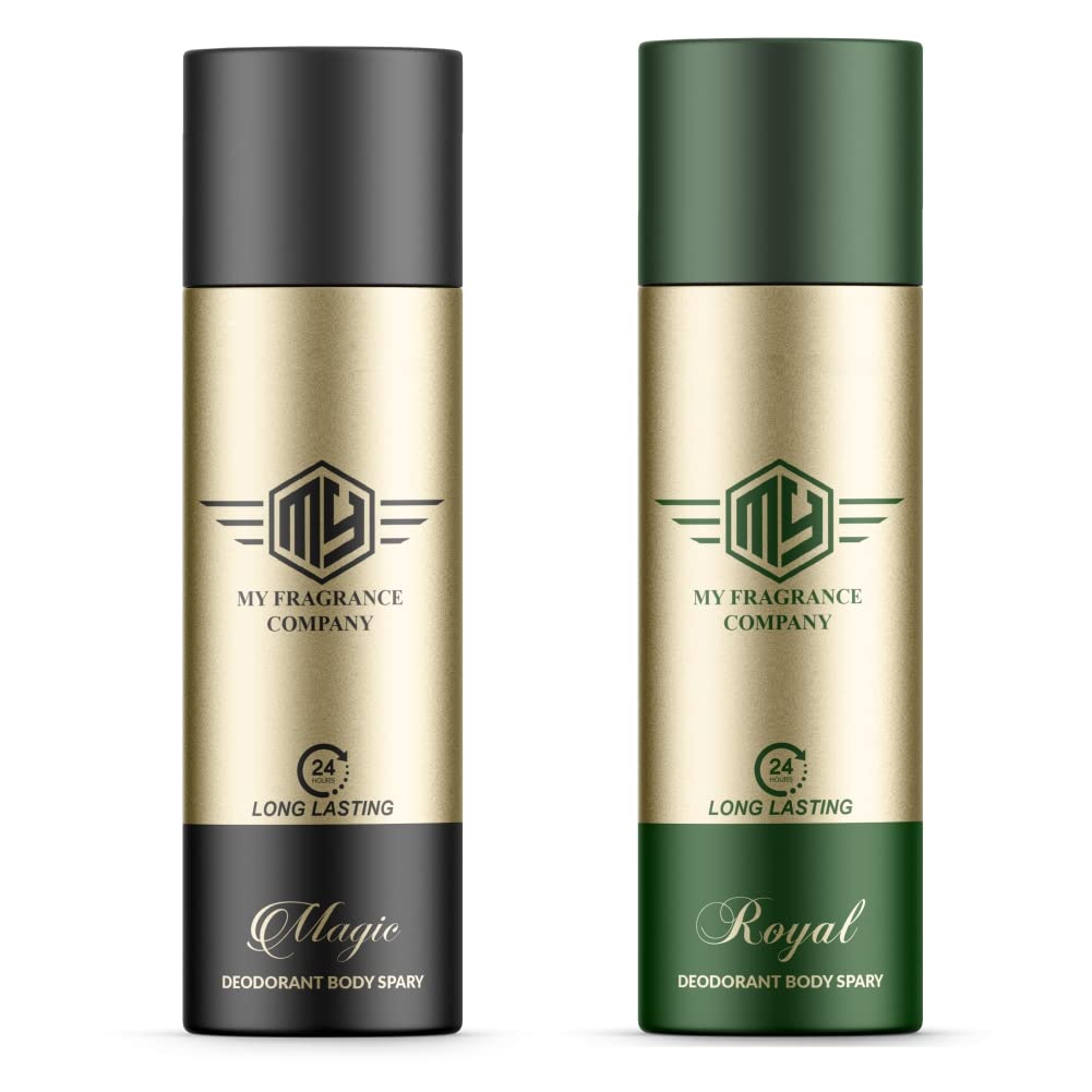 My Fragrance Original Magic-Royale Deodorant Set For Men | Fresh and Authentic Fragrance | Long Lasting Deo (165ml Each, Combo Of 2)-image-43