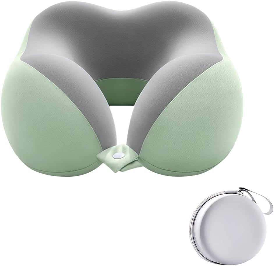 Almohada Viaje Espuma Viscoelástica con Bolsa