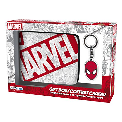 Preisvergleich Produktbild MARVEL Geschenkset Geldbörse + Schlüsselanhänger Spiderman