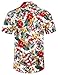 COOFANDY Mens Hawaiian Shirts Short Sleeve Casual Button Down Tropical Beach Shirt