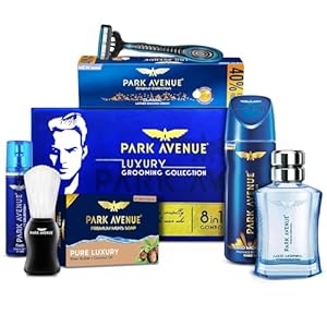 JM Luxury Grooming Collection 8 in-1 Combo Grooming Kit for Men | Gift Set for Men | Shaving Kit for Men | Shaving Foam | After Shave | Gift Hamper for Men, Husband,