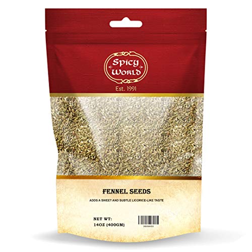 Spicy World Fennel Seeds Bag (14 Ounce)