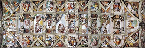 sistine chapel pano 1000pc puzzle