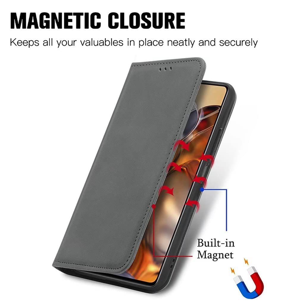 SEAHAI Cover per Motorola RAZR 40 Ultra Cover, Premium Pelle TPU