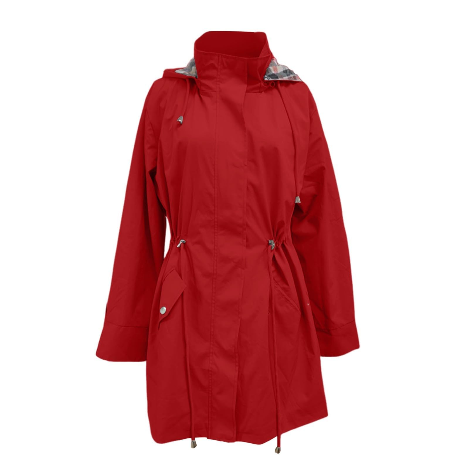 Trenchcoat Damen Kurz Jacke Frühling Wollmantel Freizeit Windjacke Business Wasserdicht Mantel Leicht Bolero Vintage Atmungsaktiv Kurzer