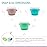 melii Snap & Go Baby Food Storage Containers with lids, Snack Containers, Freezer Safe, 14 Piece Set (4 x 6 oz, 4 x 4 oz, 6 x 2 oz), Original
