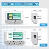 BSEED 3 Outlet Surge Protector for Refrigerator, Voltage Protector with Light Indicators for TV, PC, Washing Machine, and Other Home Appliance, Power Wall Surge Protector, 125V, 1875W, 1 Pack