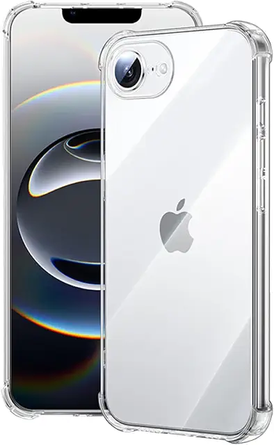 Coque iPhone 16e Transparente Antichoc - Protection HD Clair 6,1 Pouces