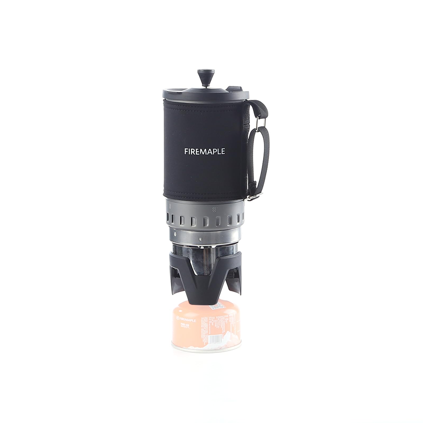 Fire-Maple Crater Radiant Campingkocher mit Infrarotbrenner | Druckreguliert, Winddicht für Hochgebirge & Kälte, Kompaktes All-in-One Kochsystem, Mit French Press, Gaskocher
