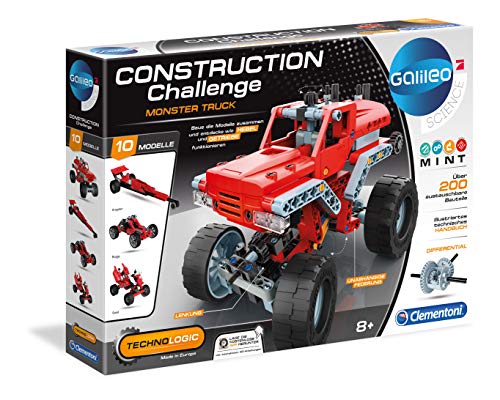 Preisvergleich Produktbild Clementoni - 59113 - Construction Challenge - Monster Trucks