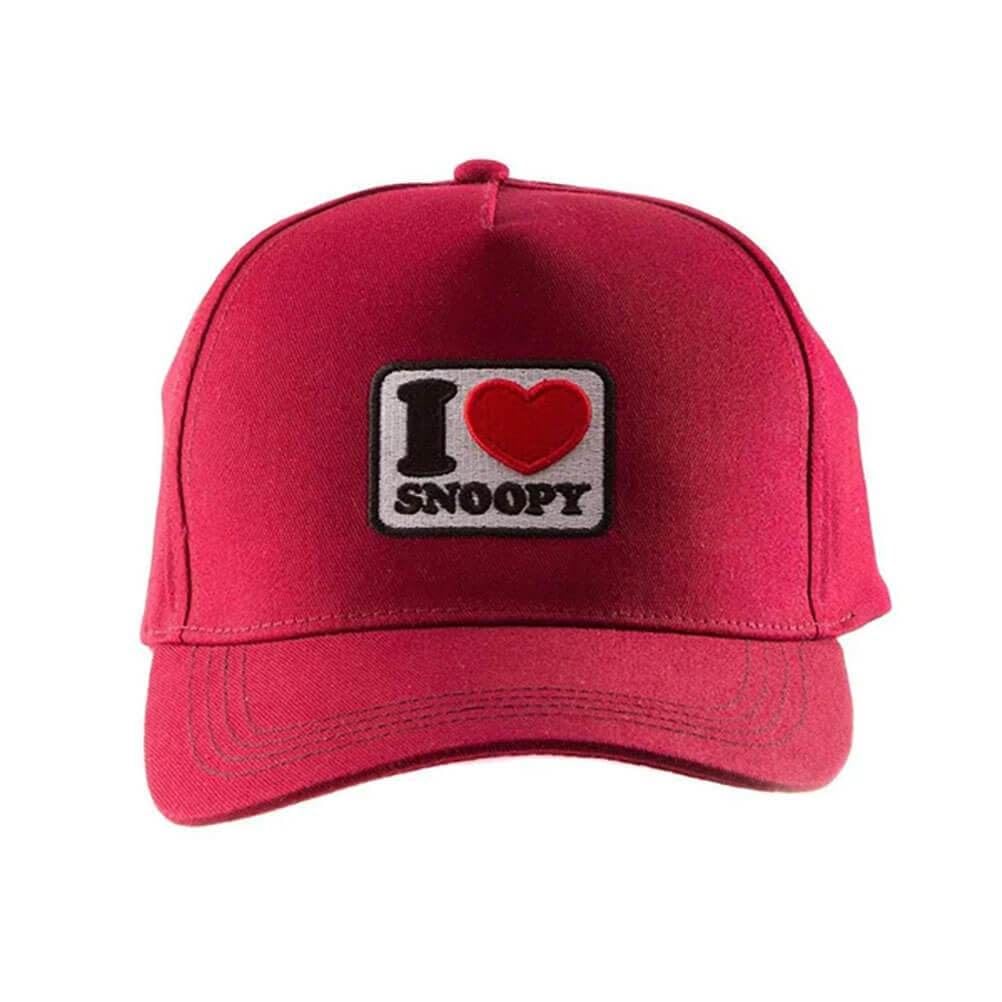 CAPTEN☆PEANUTS SNOOPY LOVE WAPPEN BALLCAP Official Unisex Adult Peanuts I Heart Snoopy Baseball Cap