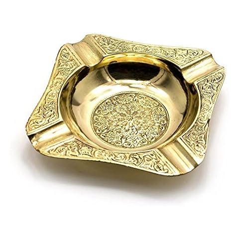 Zap Impex Handmade Brass Decorative Ashtray Cover