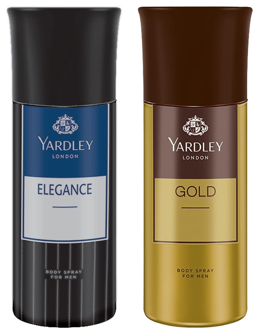 Yardley London Gold Deo Body Spray for Men, 150ml And Yardley London Elegance Deo Body Spray for Men, 150ml-picture-47