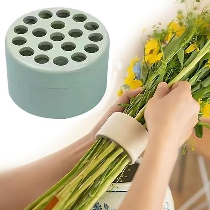 ez living elegant spiral stem holder for flower arrangements – durable, reusable floral support for displaying long-stemmed flowers in vases or floral foam