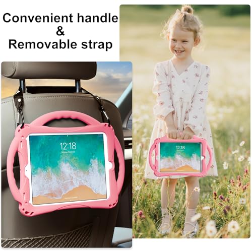 Funda de iPad de 6ª generación antichoque con soporte infantil 4