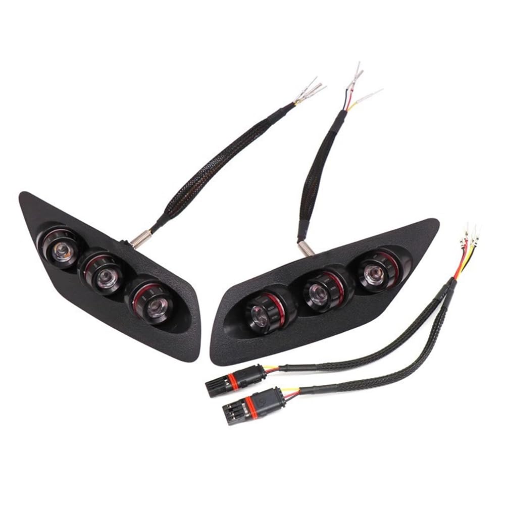 S1000RR Moto Luce posteriore integrata a LED con indicatore di direzione per BMW S1000RR 2023 2024 S 1000 RR (Rosso)