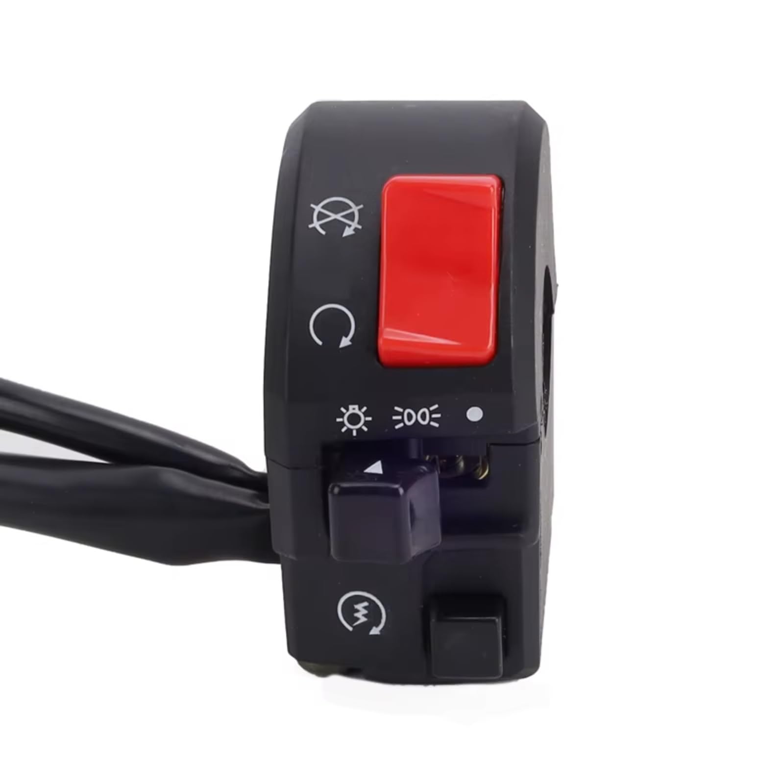 Comando Manubrio Interruttore Moto Da 22mm Per Pulsante Clacson Universale Per Indicatore Di Direzione Avvio Elettrico Fendinebbia Comando Manubrio(1pc LEFT)