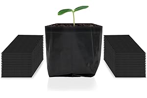 AC Infinity Nursery Bags: A 50-Pack of 1/4 Gallon, Non-Woven Fabric Growing...