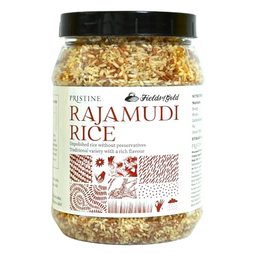 Image of PRISTINE Fields of Gold Rajamudi Rice Jar, 1 kg