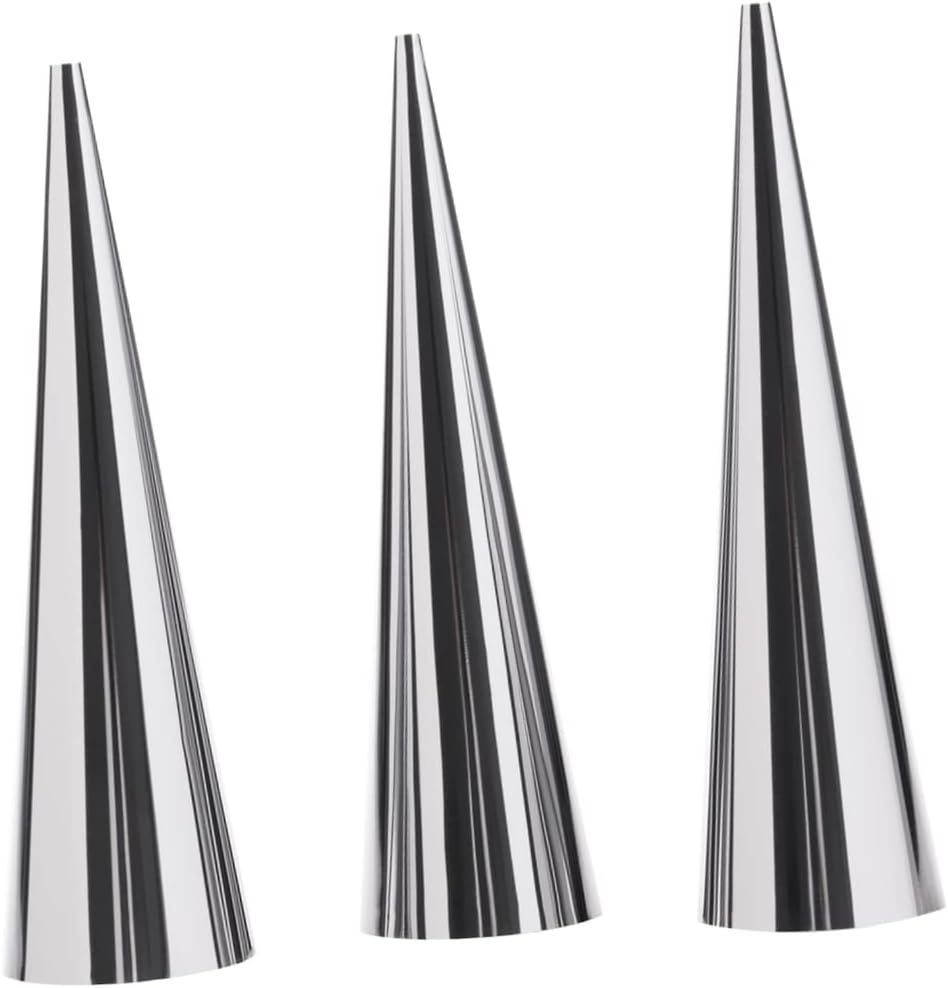 Luxshiny 3pcs Cookie Cutters Lady Lock Mold Cream Horn Mold