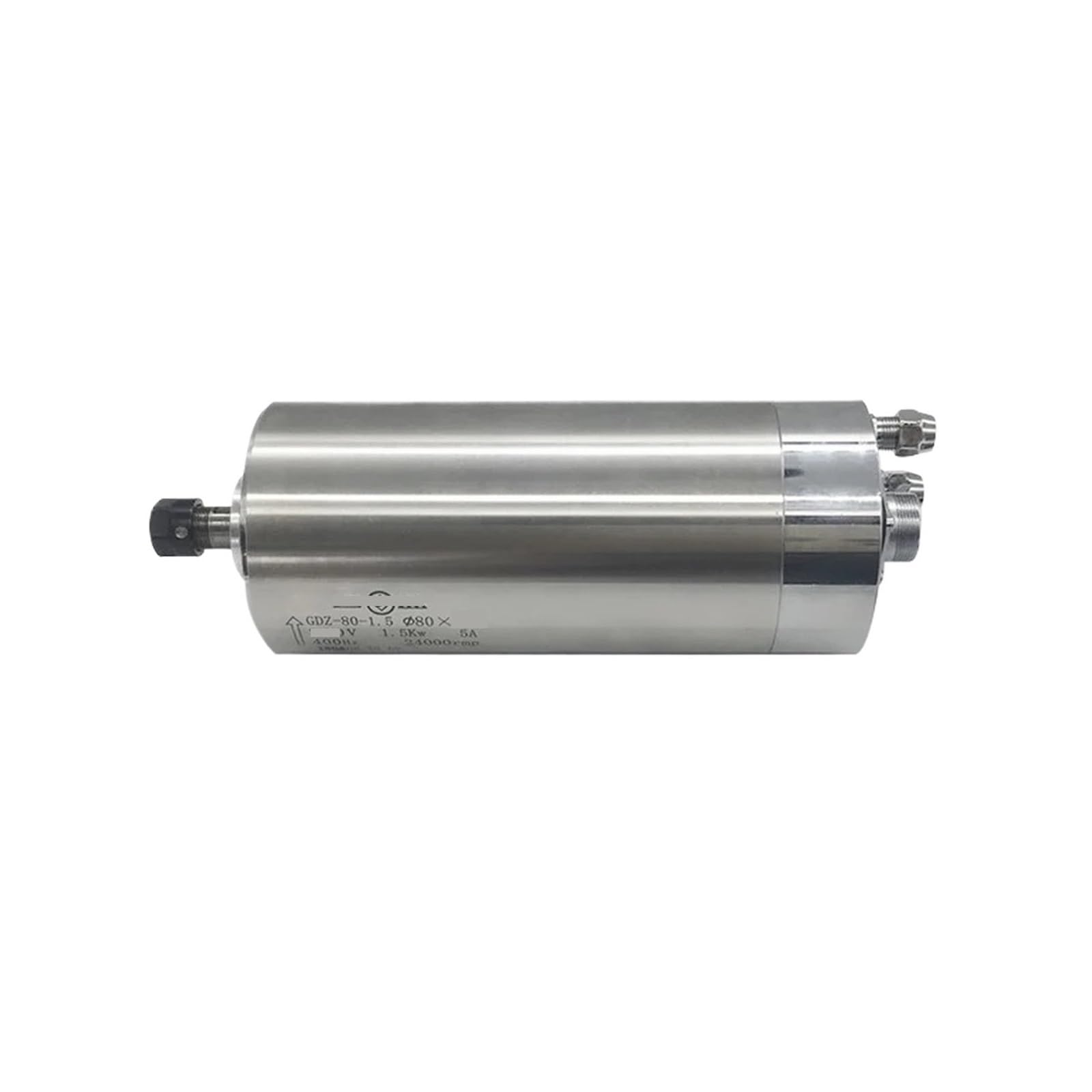 Moteur de broche refroidi par eau 1.5KW ER11 220V axe CNC 80mm