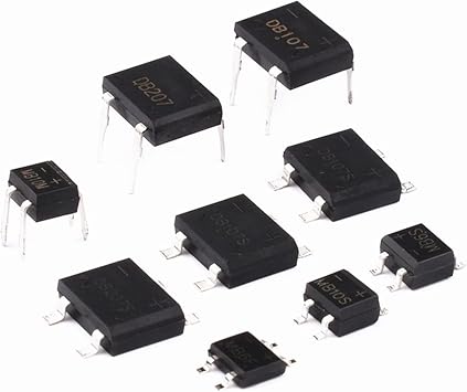 20PCS MB6F MB6S MB8F MB8S MB10F MB10S ABS8 ABS10 ABS210 DB104S DB105S DB106S DB107S DB157S DB207S SOP-4 Color MB10F SOP-4