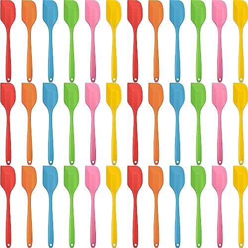 Spatules en silicone résistantes à la chaleur conception monobloc durable - 2