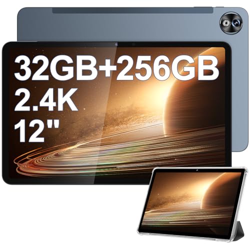 DOOGEE T20 Ultra Tablet 12 Pulgadas 2.4K FHD+, 32GB(12+20) RAM + 256GB ROM (2TB TF), 10800mAh, Android 13 Tablets, 16MP+8MP, Widevine L1, Helio G99, 4G LTE/5G WiFi/GPS/OTG