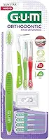 Kit Ortodôntico GUM c/4 peças, limpeza completa para o aparelho ortodôntico, Gum, Sortidas
