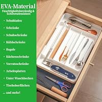 Zindoo Schubladenmatte Antirutschmatte Dunkelgrau 3 Rollen 30 x 150 cm – Ansicht 6