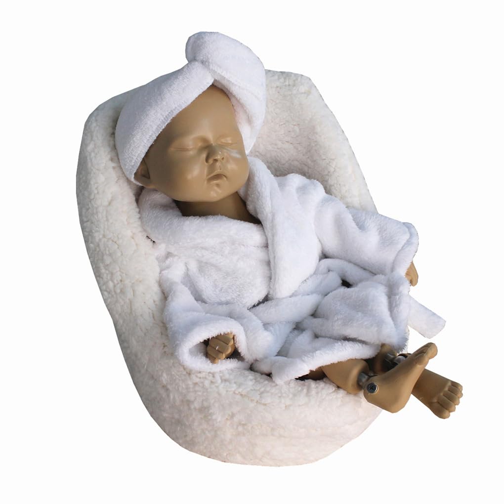 Accesorios de fotografía recién Nacido Mini sofá Blanco Suave Cuna cojín decoración Infantil Estudio Tiro Silla Vestido de Lujo