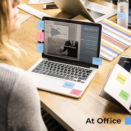 Image of Umikk 150 Pack Mini Sticky Notes 1.5x2 in, 5000 Sheets Small Self-Stick Note, 4 Colors Sticky Pad Bulk, Easy to Post for Office, School, Home