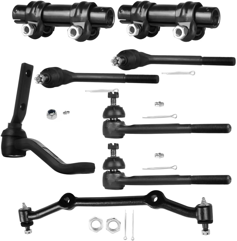 OCPTY - New 8-Piece fit for 1983-1994 for Chevrolet S10 Blazer for GMC Jimmy S15 Jimmy Sonoma-2 Inner 2 Outer Tie Rod End 2 Tie Rod Adjusting Sleeve 1 Idler Arm 1 Center Link
