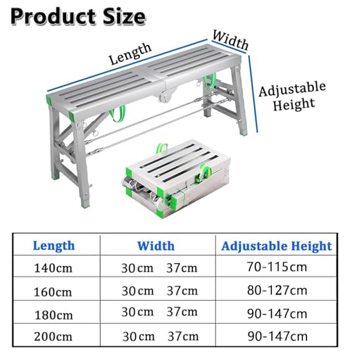 Tabouret échelle multifonctionnel et robuste à capacité de 880 LB