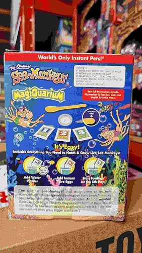 The Original Sea Monkeys - Magiquarium - Grow Your Own Pets Science Kit- Includes Eggs, Food, and Water Purifier